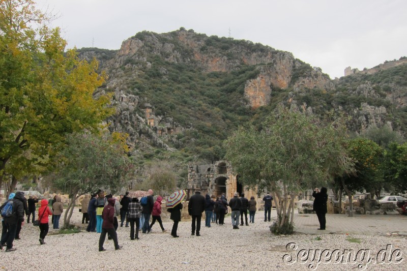 Myra Lycian Rock Tombs and Antique Theater