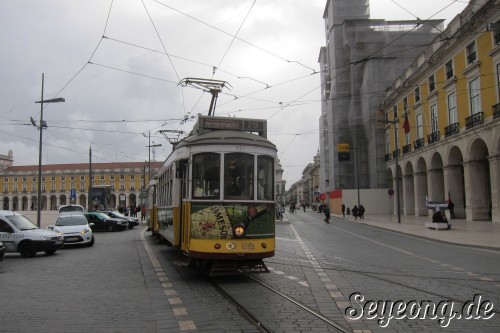Tram in Lisbon