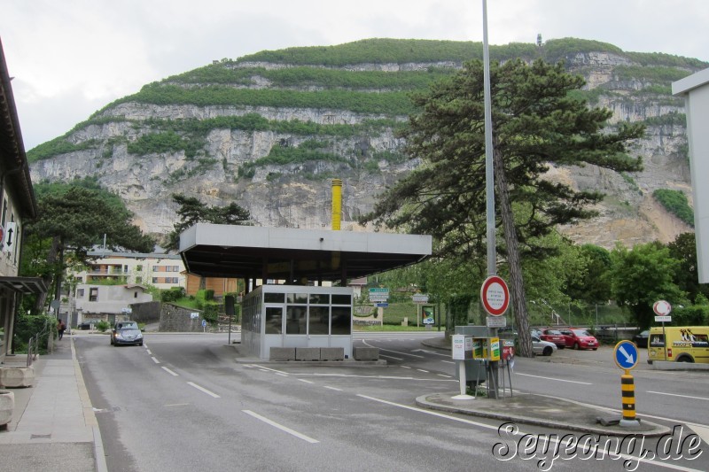 Border of Switzerland and France