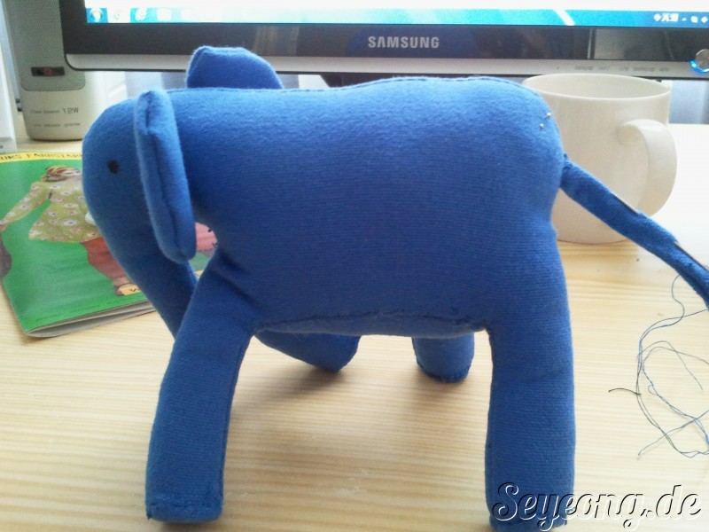 Handmade Elephant Puppet