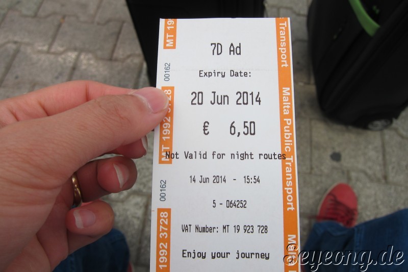 7 Day Bus Ticket