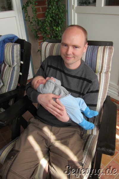 Uncle Florain with Fynn Johann