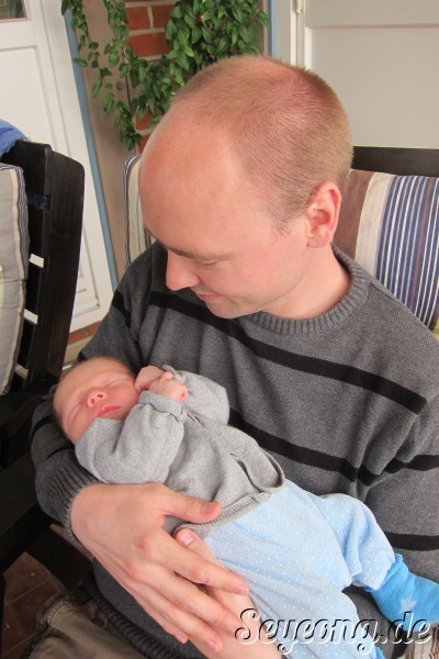 Uncle Florain with Fynn Johann 2