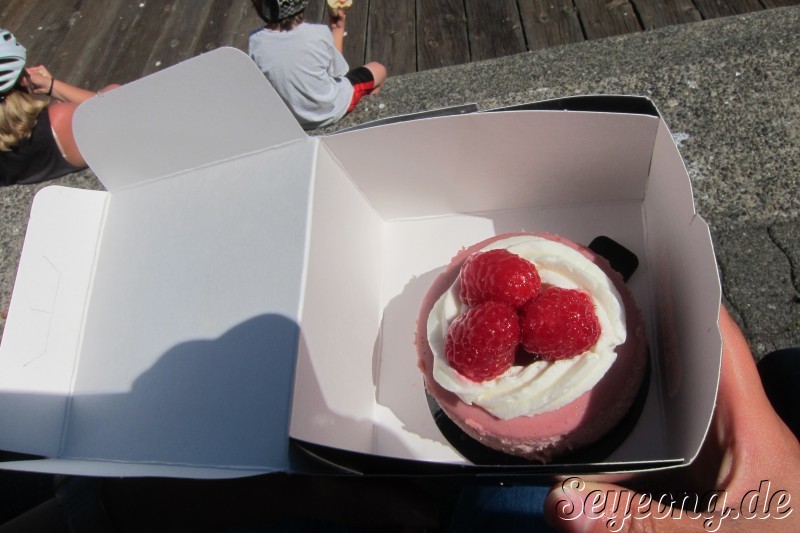 Rasberry Chococake