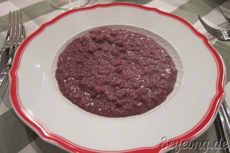 Wine and Maroni Risotto